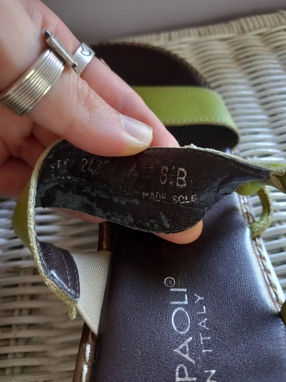 Y2K Mila Paoli Italian Leather Sandals - image 4