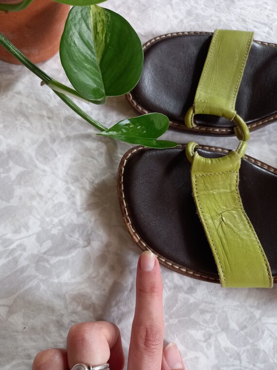 Y2K Mila Paoli Italian Leather Sandals - image 5