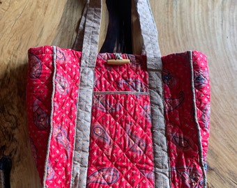 Vintage Maggi B Quilted Shoulder Bag