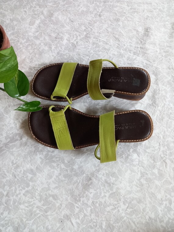 Y2K Mila Paoli Italian Leather Sandals - image 3