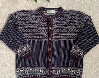 Vintage Cabincore Fair Isle Cardigan