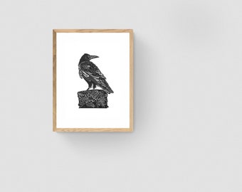 Rook Original Linoprint