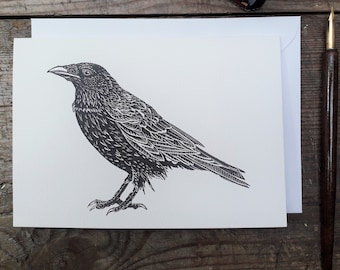 The Kindly Crow greetings card