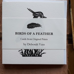 Birds of a Feather Blank Card Collection 2, 4 cards