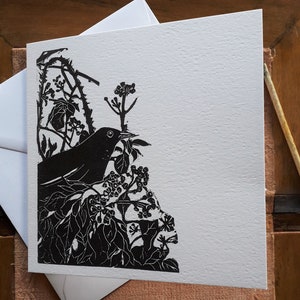 Blackbird in the Ivy card