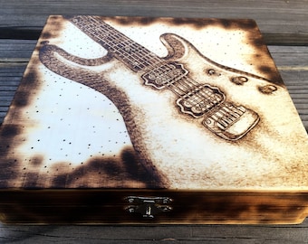 Custom Keepsake for Concert Memorabilia or Guitar Strings and Picks, Personalized Gift for Guitar Player
