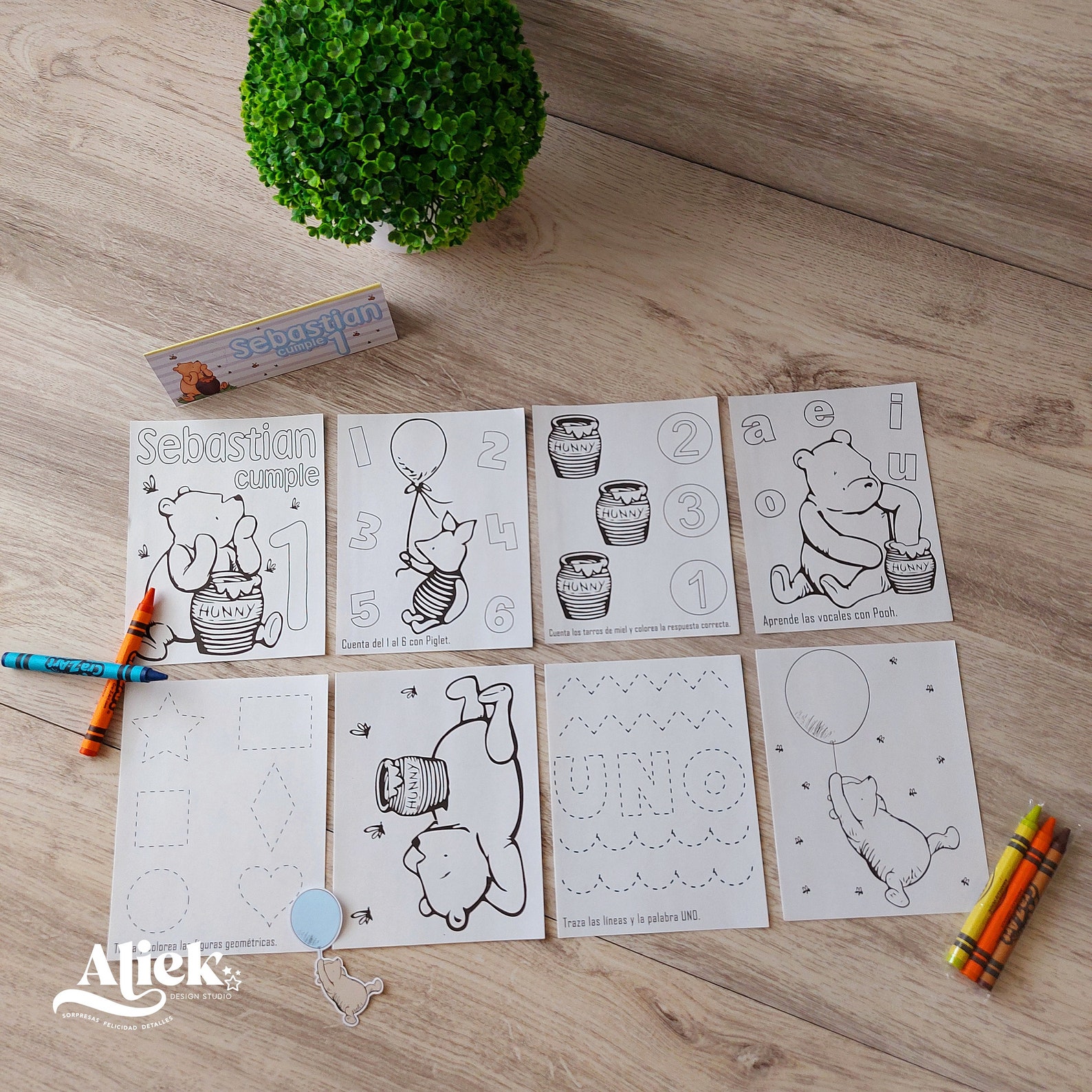 Classic Winnie the Pooh Coloring Books Winnie the Pooh - Etsy