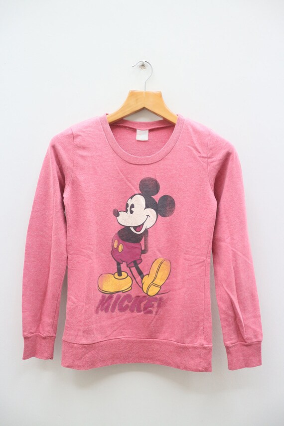 pink mickey sweatshirt