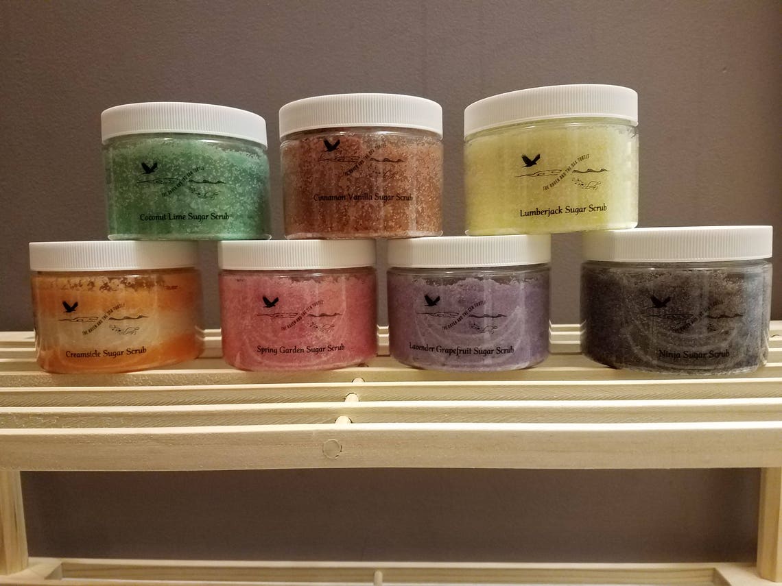 Homemade Sugar Scrubs Etsy