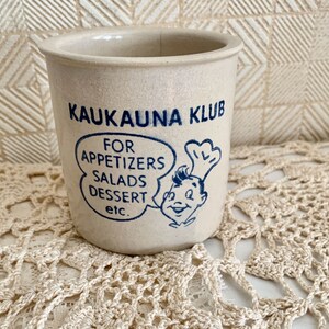 Vintage Stoneware mini crock Kaukauna Pot (M)