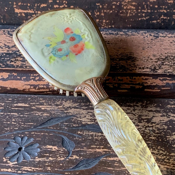 Vintage Hair Brush Etsy