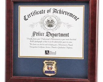 certificate frame etsy