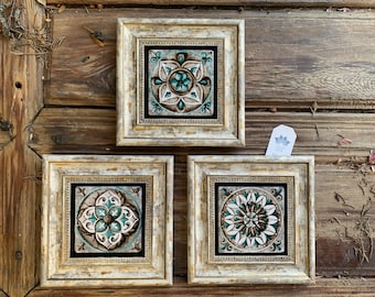 Mosaic Wall Art, Marble Tile, Square Wall Frames, Design Tile, Hanging Ceramic Tile, Best Photo Frames For Wall, Unique Frames For Wall