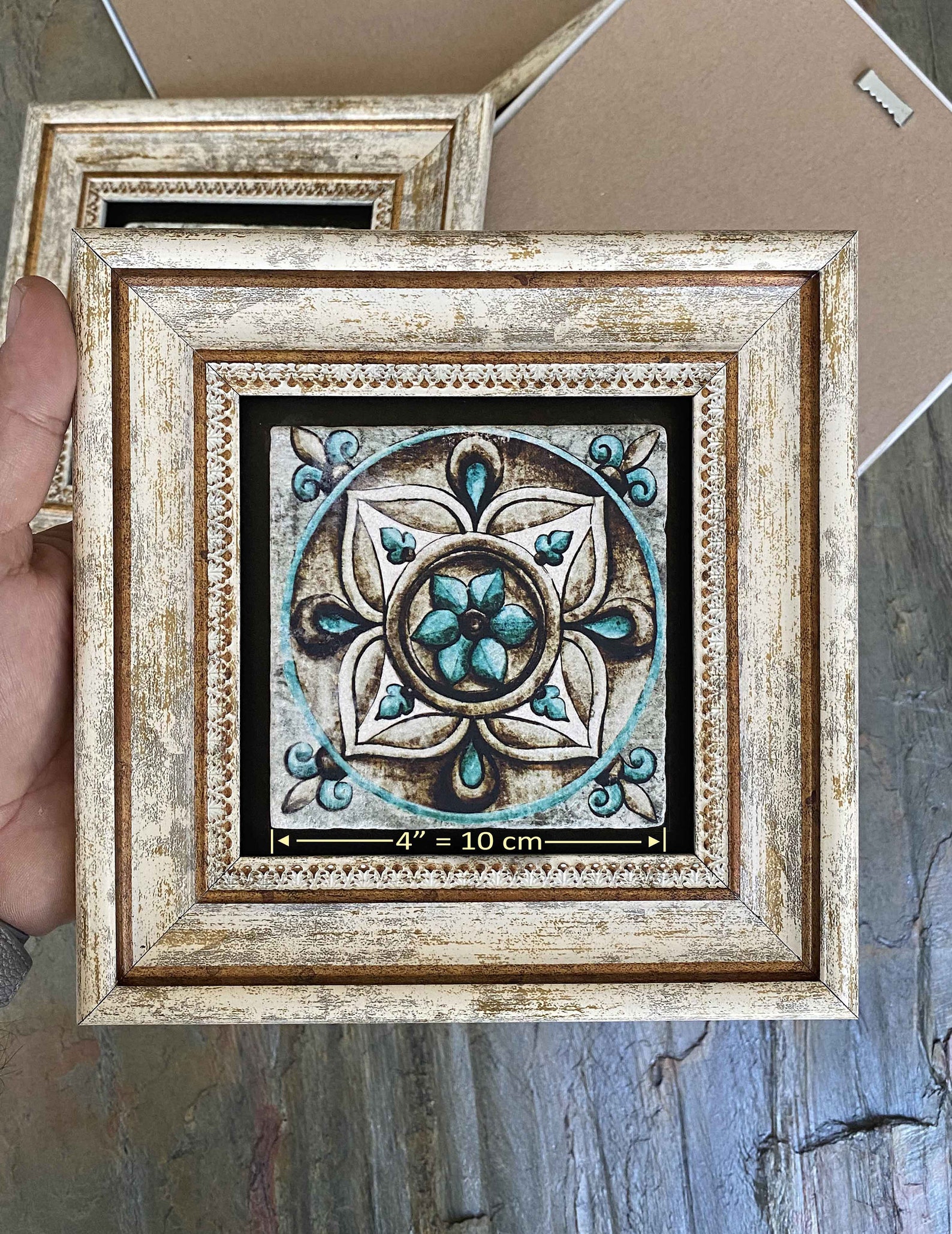 Hangable Frame Tumbled Frame Handmade Frame Wall Frame Etsy