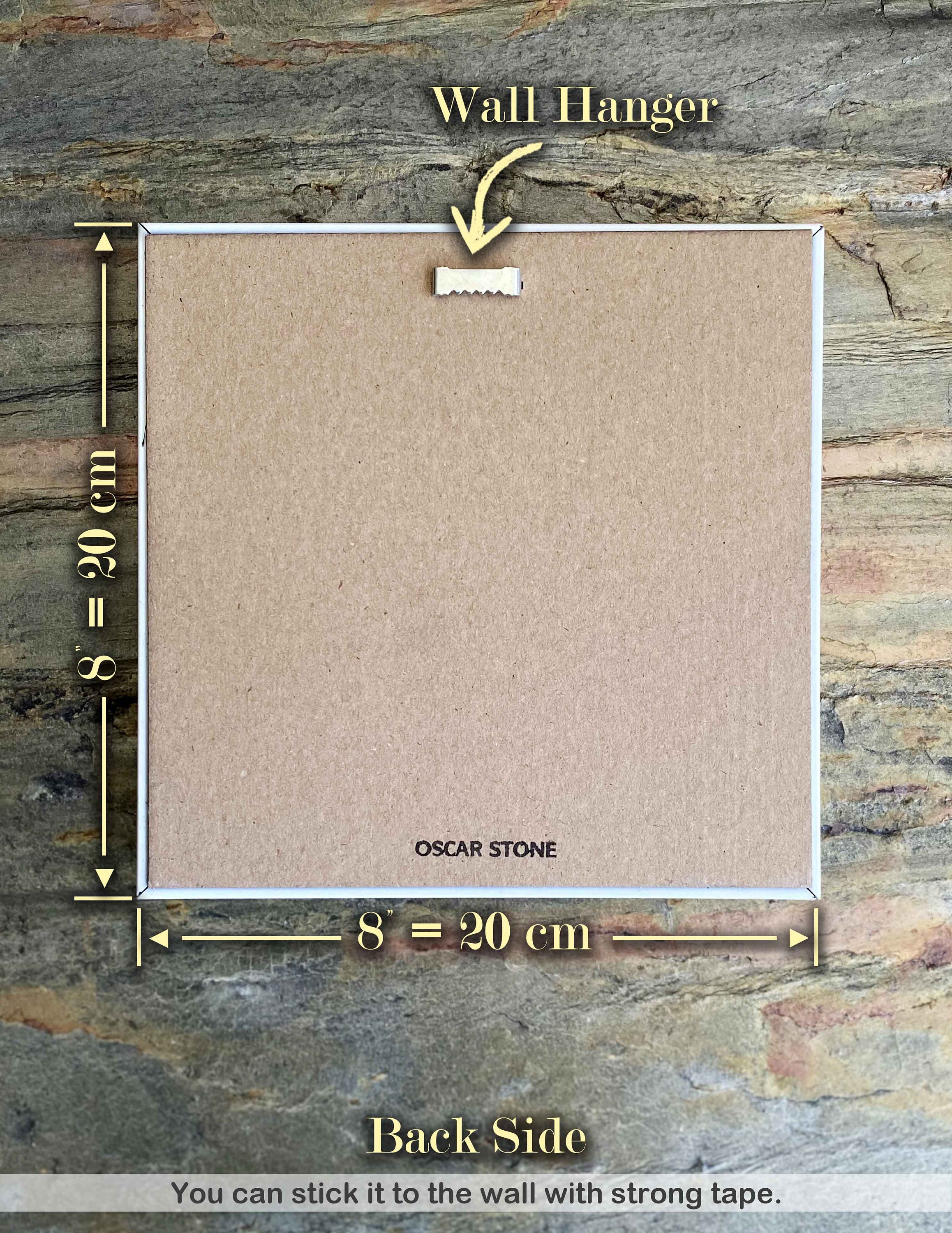 Hangable Frame Tumbled Frame Handmade Frame Wall Frame Etsy