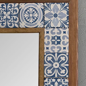 Wandspiegel für Badezimmer, dekorative Wandspiegel, Innendekoration, Mosaik-Spiegel für die Wand, Wanddekoration, Mosaik-Wandkunst, Innendekoration