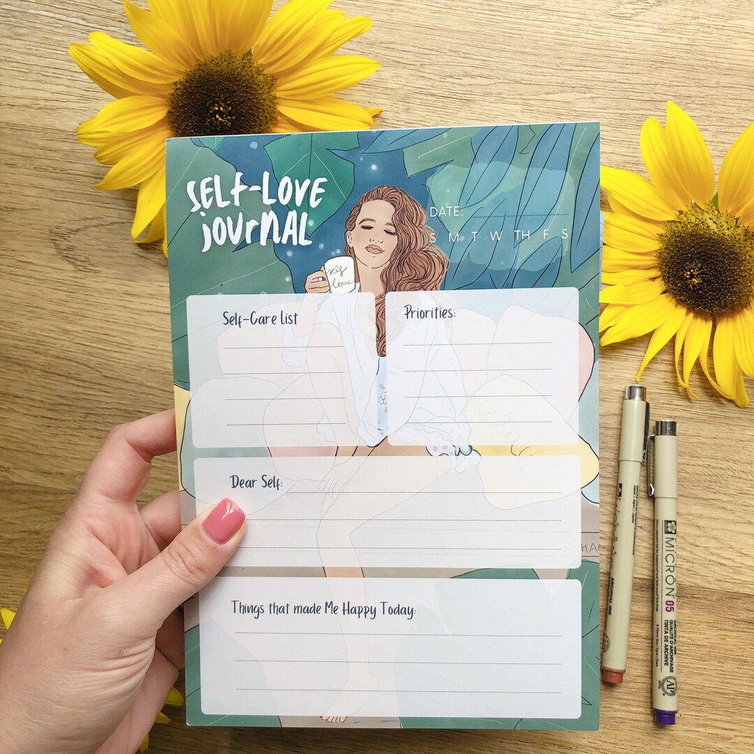 Daily Planner Self Love Journal Weekly Planner Choice of - Etsy