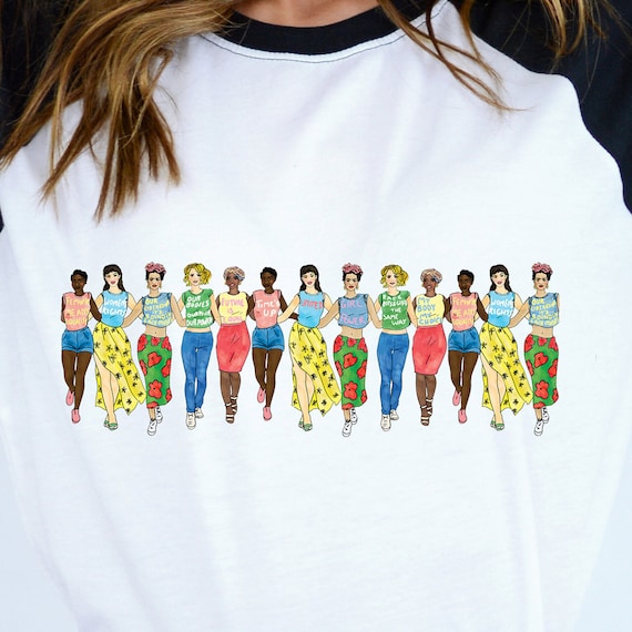 Feminist Shirt Girl Power T-shirt Long 