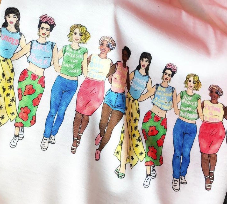 Feminist Apparel Girl Power Tee Girl Power Shirt Girl Power Etsy UK