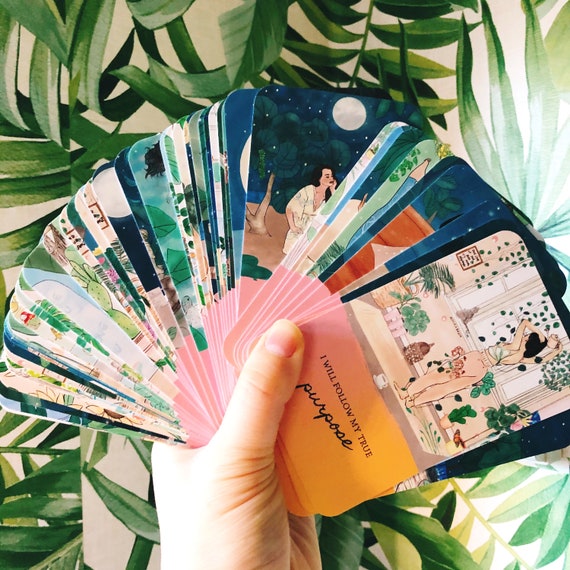 Empowering Affirmation Cards fine art illustrated by Noharanda