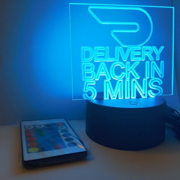 Doordash Car Sign Etsy