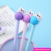 Adorable Cat Playing with Yarn Gel Pens 3 Pc ~ Cute Cat Pens, Cat Lover Gift, School Supplies, Signature Pen, Veterinarian Gift, Kawaii Pen