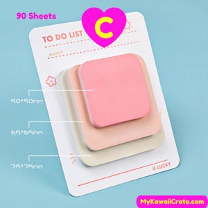 Colorful Sticky Notes Tower 90 Sheets Set Index Tabs, Self Adhesive Memo Notes, Sticky Notes, To Do List Notes, Planner Accessories Note image 9