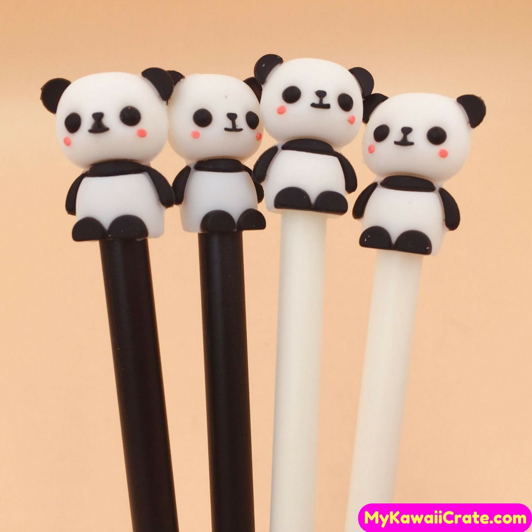 Kawaii Happy Cat Tails Retractable Gel Pens, Cute Cat Gel Pen Set –  MyKawaiiCrate