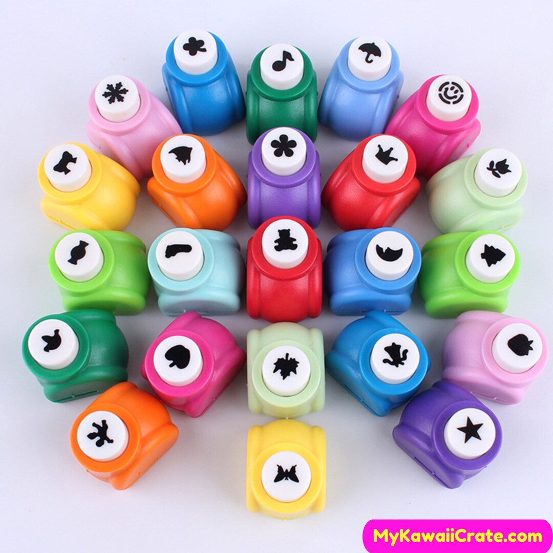 Mini Paper Punch for Scrapbooking DIY Craft Supplies, Shape Cutter