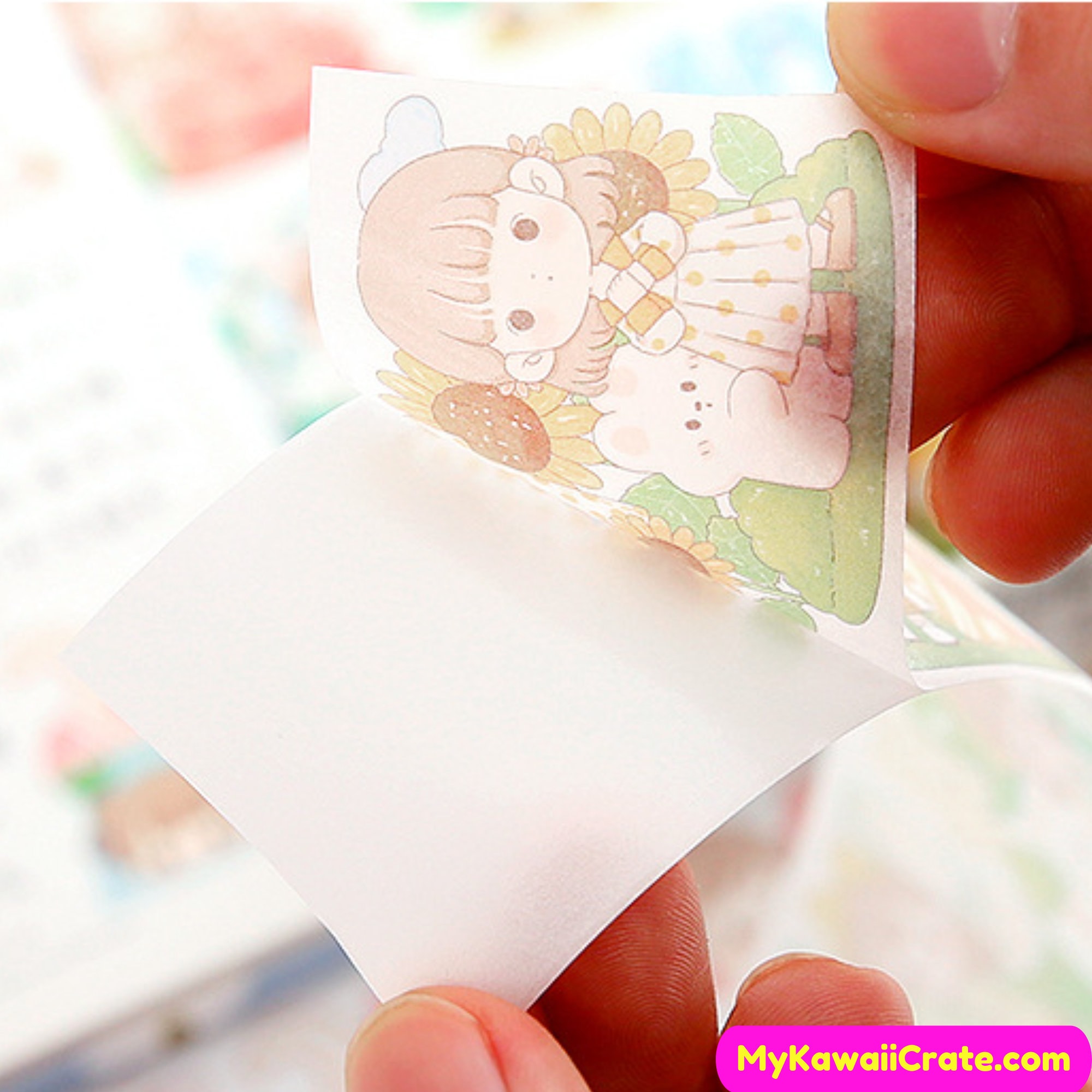 Kawaii Naughty Girl Decorative Washi Tape, Cute Masking Tape – MyKawaiiCrate