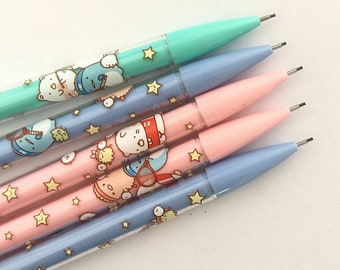 3 Pc Kawaii Sumikko Gurashi & Friends Mechanical Pencils ~ Cute Cartoon Animals Automatic Pencil, School Supplies, Stationery, Pencil Set
