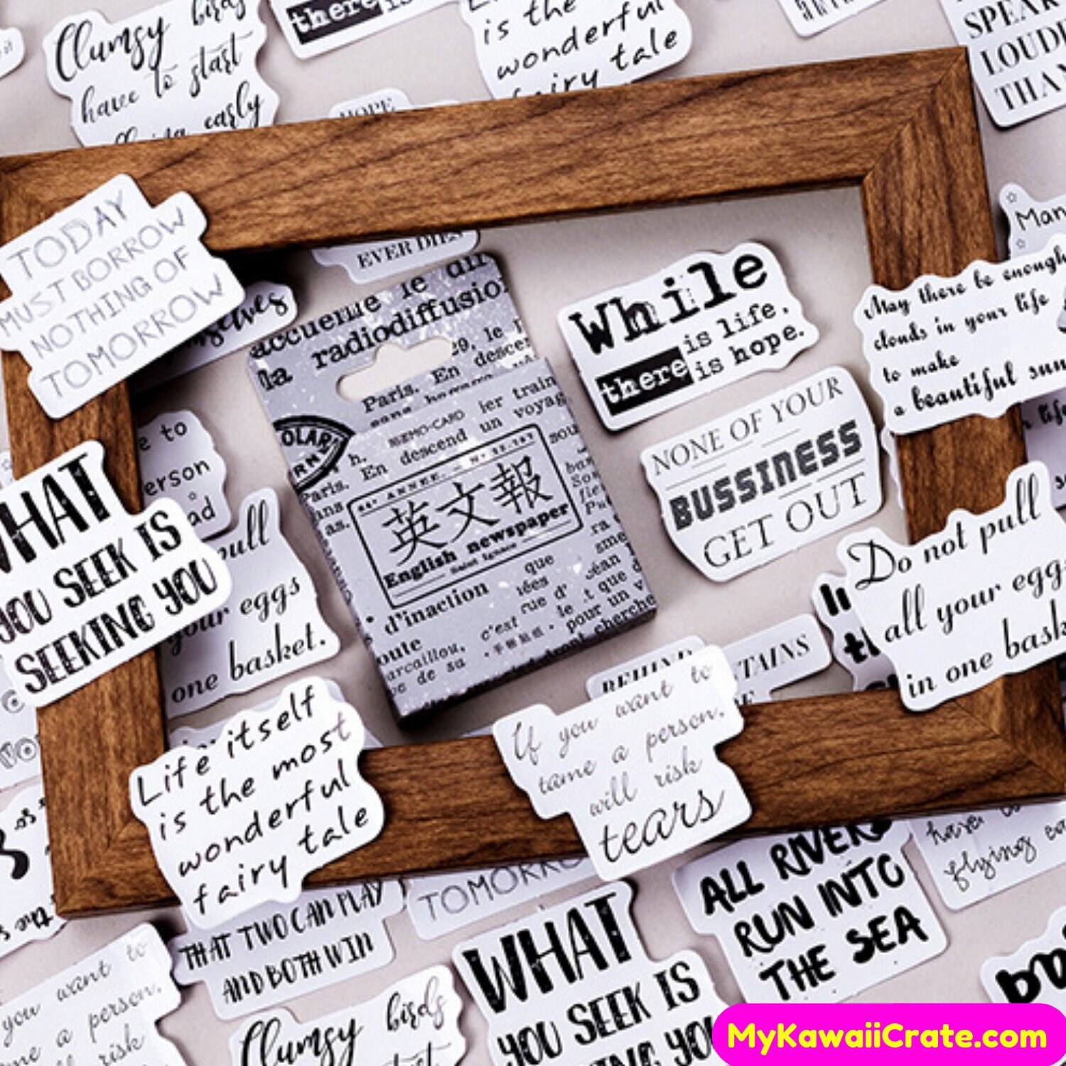 Englische Zeitung Motivierende Zitate Sticker 45 Pc Pack Etsy
