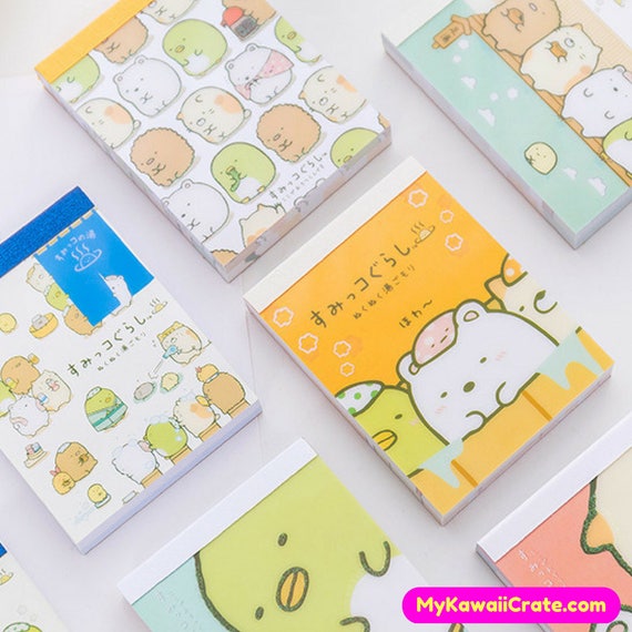 2pc Cute Cartoon Animal Note Memo Pad Notebook Label Stationery Gift CN