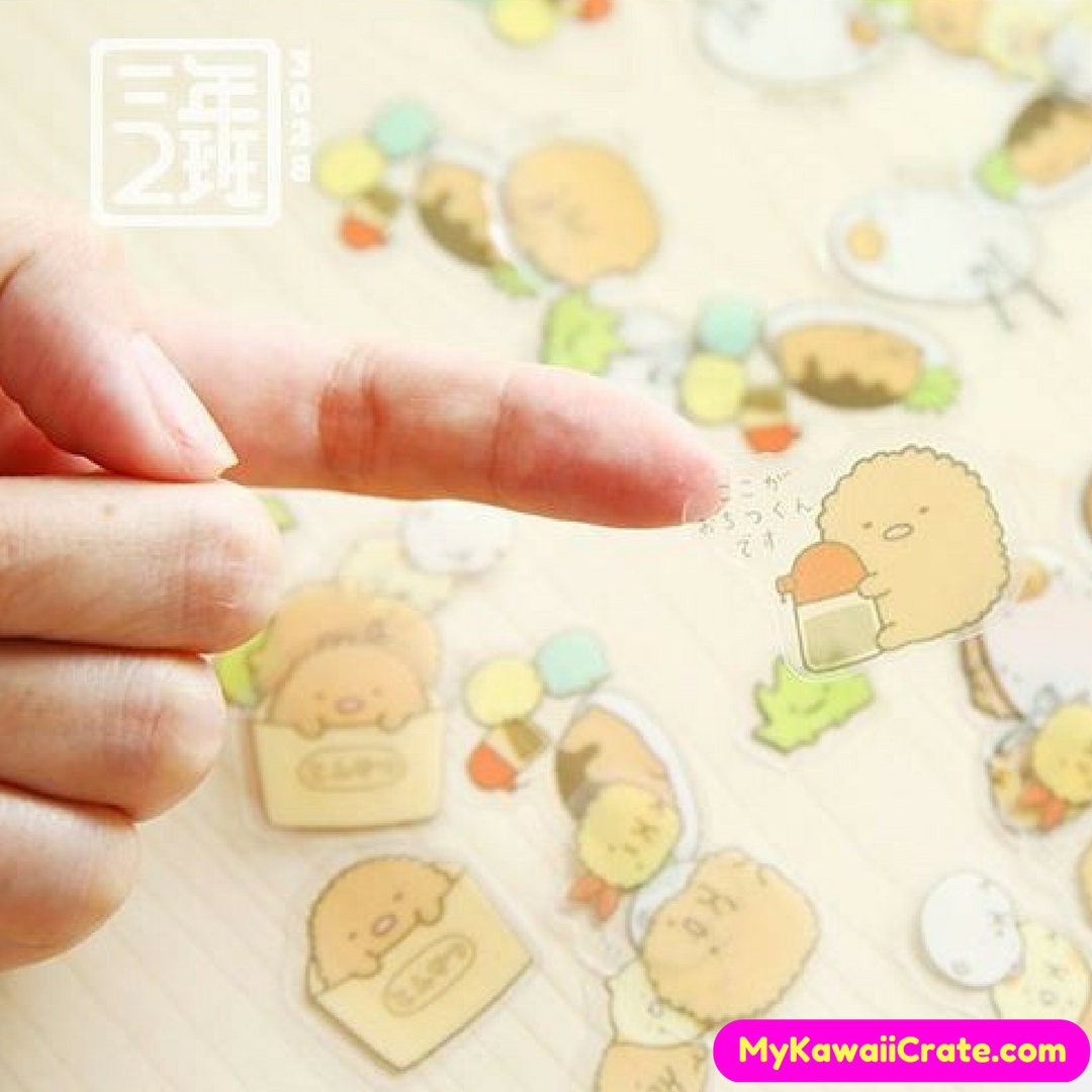 Funny Japanese Cartoon Stickers 50 Pc Pk Kawaii Stickers Etsy