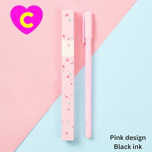 Romantic Japanese Sakura Flower Gel Pen Cute Pen Set, Cherry Blossom Pen, Planner Accessories, Floral Pens, Flower Pens, Japan Stationery image 8