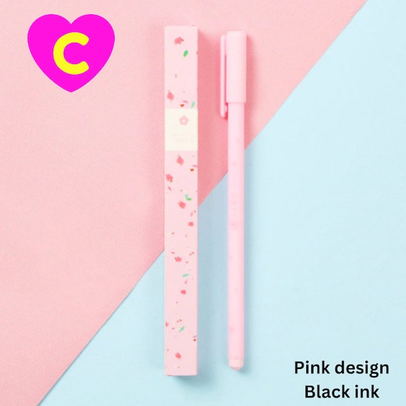 Flm 1 Set Dip Pen Translucent Cherry Blossom Decor Paillette Print Glass  Ink Pen Set for Gift 