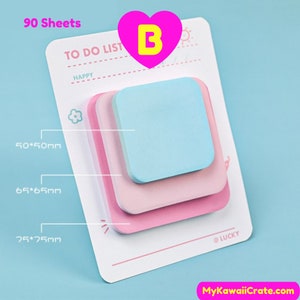 Colorful Sticky Notes Tower 90 Sheets Set Index Tabs, Self Adhesive Memo Notes, Sticky Notes, To Do List Notes, Planner Accessories Note image 8