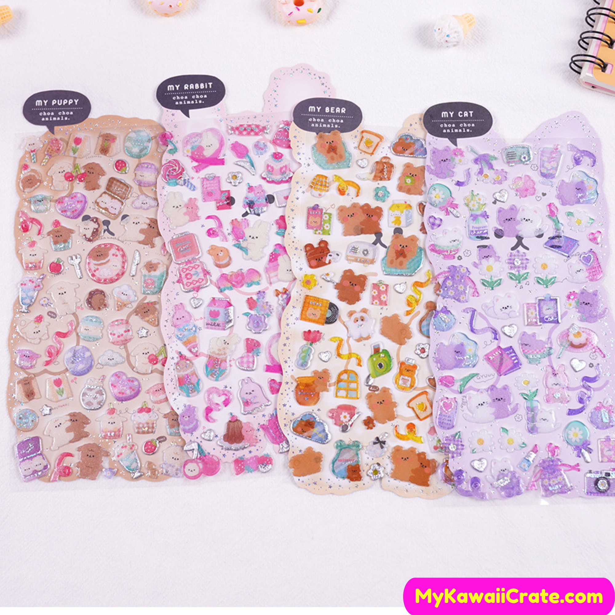 Cute 3d Stickers atelieryuwa.ciao.jp