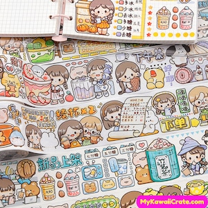 Washi Tape Sticker Washi Tape Ins Cute Handbook Tape Cartoon