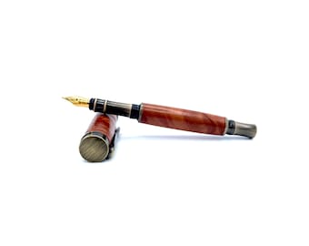 Antique fountain pen Vavona burl