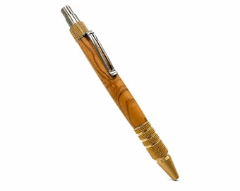 Click ballpoint pen olive wood