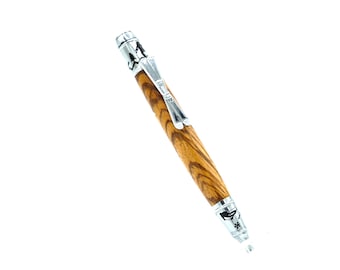 Ski & Snowboard Twist Ballpoint Pen Zebrawood