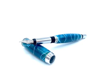 Acrylic fountain pen in 3D look