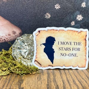 I move the stars for no-one, labyrintstickers, labyrintmagneet, films uit de jaren 80, Kindle-sticker, sticker waterfles, laptopsticker