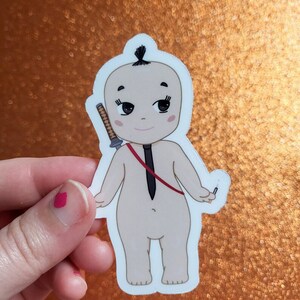 Chainsaw Angel Mystery Sticker