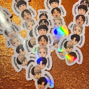 Pegatinas de Ateez Stack