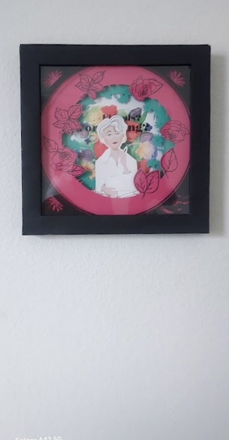 Sassy Spring Paper Craft Shadow Box Etsy