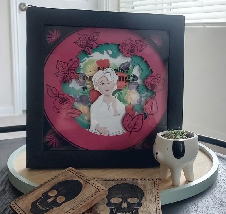 Sassy Spring Paper Craft Shadow Box Etsy