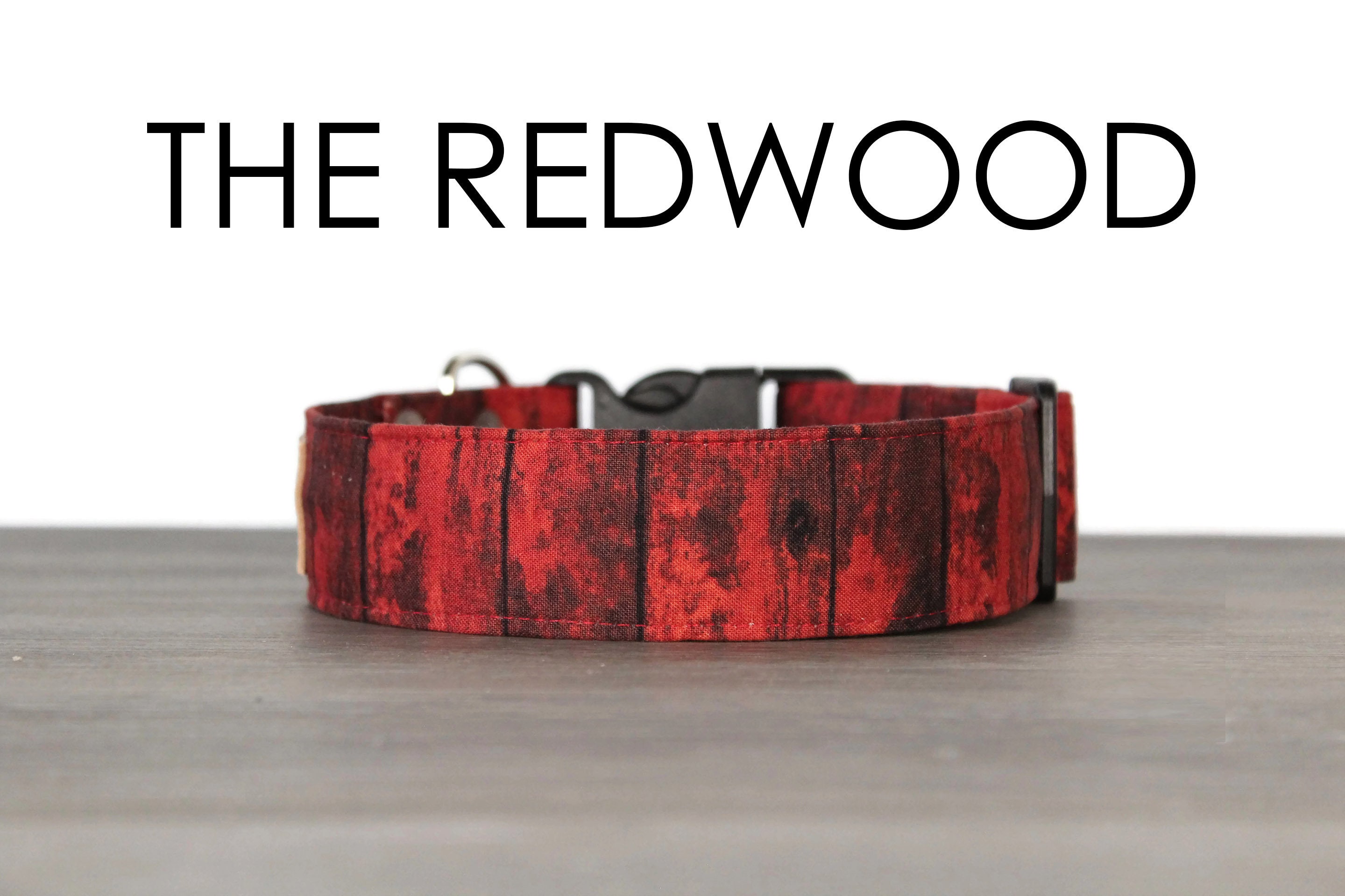 Roter Holz Hundehalsband rot und schwarz Kragen für Hunde Etsy