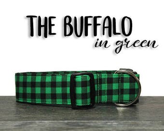 Buffalo Plaid Dog Collar, Red and Black Collar for Dogs, Boy Dog Collar, Unisex Dog Collar, Handsome Collar, Boy Dogs, Plaid Dog Collar, Dog